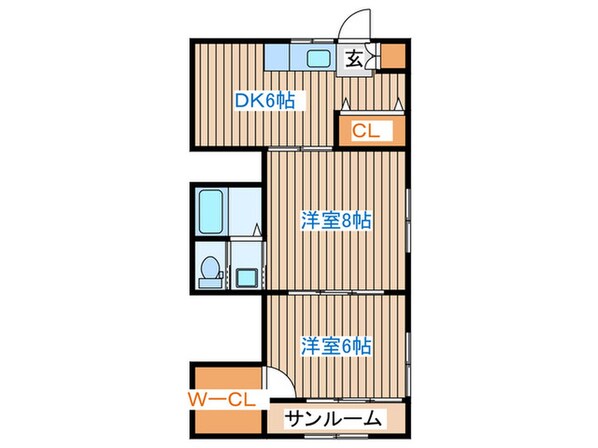 メゾン松崎の物件間取画像